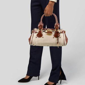 CHLOÉ Woven Paddington Bag